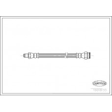 Μαρκούτσια Φρενων FIAT MAREA 1996 - 2002 ( 185 ) CORTECO 19018133