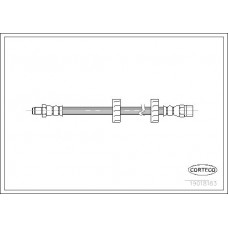 Μαρκούτσια Φρενων AUDI 100 1982 - 1991 ( 44 ) ( 44Q ) ( C3 ) CORTECO 19018183