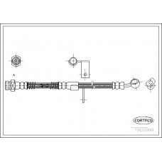Μαρκούτσια Φρενων HYUNDAI ACCENT 2003 - 2005 ( CG ) ( LC2 ) CORTECO 19032995