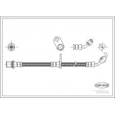Μαρκούτσια Φρενων TOYOTA RAV-4 2000 - 2003 ( XA20 ) CORTECO 19033102