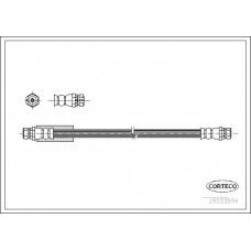 Μαρκούτσια Φρενων VW GOLF 2004 - 2008 ( Mk5 ) CORTECO 19033594