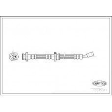 Μαρκούτσια Φρενων NISSAN ALMERA 1995 - 1998 ( N15 ) CORTECO 19035341