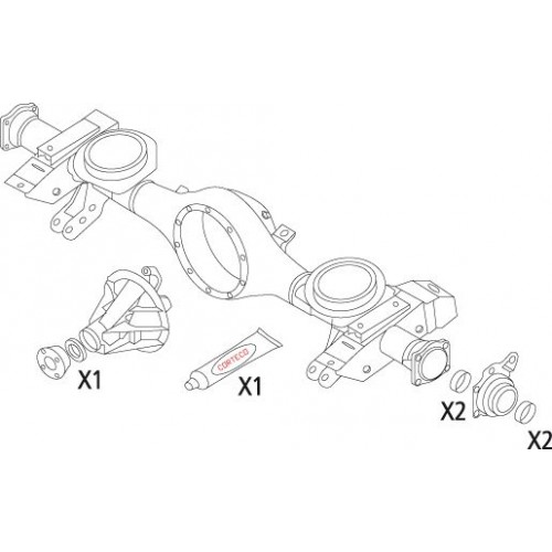 Εξαρτήματα Διαφορικού MITSUBISHI PAJERO 2001 - 2008 SPORT CORTECO 19535816