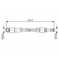 Μαρκούτσια Φρενων MERCEDES A CLASS 2012 - 2015 ( W176 ) BOSCH 1