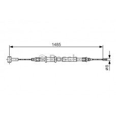 Ντίζες Χειροφρένου BOSCH 1 987 482 214