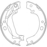 Χειρόφρενο TOYOTA COROLLA 2002 - 2004 ( E120 ) WOKING Z4753.00