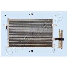 Ψυγείο A/C (Εξωτερικό) CHEVROLET-DAEWOO NUBIRA 2003 - 2005 ( J200 ) 239006400