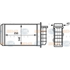 Ψυγείο Καλοριφέρ FIAT COUPE 1996 - 2004 ( FA/175 ) 293606510