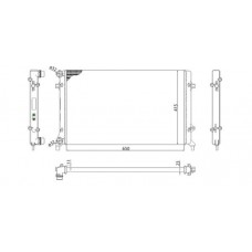 Ψυγείο Νερού VW GOLF 2004 - 2008 ( Mk5 ) MAGNETI MARELLI 350213853003