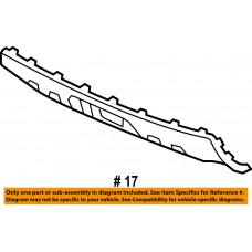 Πλαστικό Προφυλακτήρα HONDA CIVIC 2016 - Πίσω Κάτω 345104020