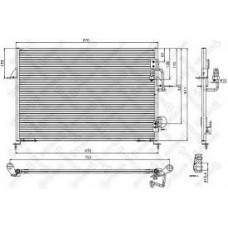 ΨΥΓΕΙΟ A/C 2.5-2.8 CRD ΠΕΤΡΕΛΑΙΟ ΑΥΤΟΜΑΤΟ 05- (460x480x16) JEEP CHEROKEE 2002 -2005 ( KJ ) 077706410