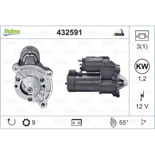 Μίζα PEUGEOT 106 1992 - 1995 VALEO 432591