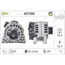 Δυναμό/Εναλλάκτης PEUGEOT 206 2000 - 2008 ( CC ) VALEO 437355