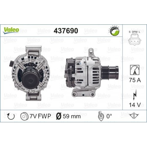 Δυναμό/Εναλλάκτης FORD TRANSIT 2000 - 2006 ( FA_ _ ) VALEO 437690 Δυναμό/Εναλλάκτης FORD TRANSIT 2000 - 2006 ( FA_ _ ) VALEO 437690