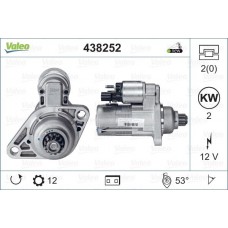 Μίζα VW POLO 2009 - 2014 ( 6R ) VALEO 438252