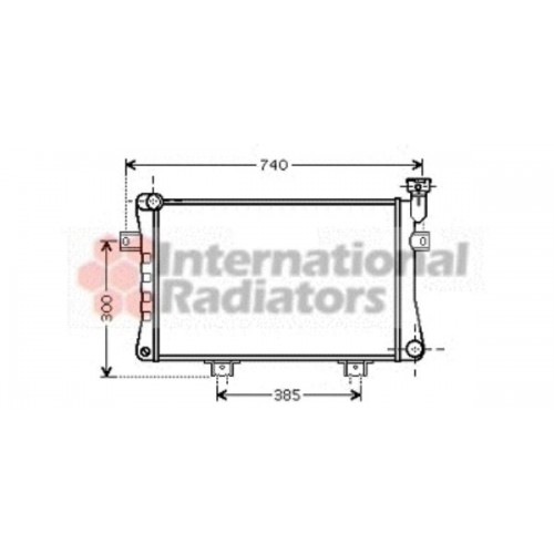 Ψυγείο Νερού LADA NIVA 1995 - 2004 ( 2121 ) 445006300