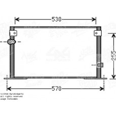 Ψυγείο A/C (Εξωτερικό) TOYOTA HILUX 2001 - 2005 ( KDN140-170 ) 031106415