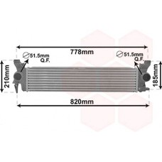 Ψυγείο Intercooler MERCEDES VITO 2015 - 526106200