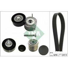 Σετ ιμάντων poly-V AUDI A4 2005 - 2008 ( 8E )( 8H ) INA 529 0242 10