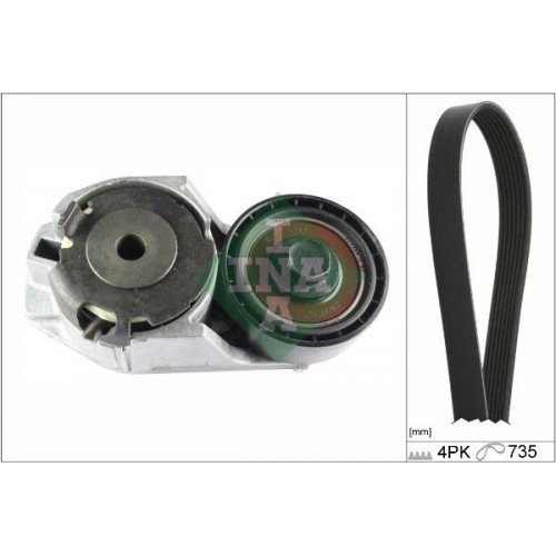 Σετ ιμάντων poly-V FORD MONDEO 2000 - 2003 ( Mk3a ) INA 529 0250 10