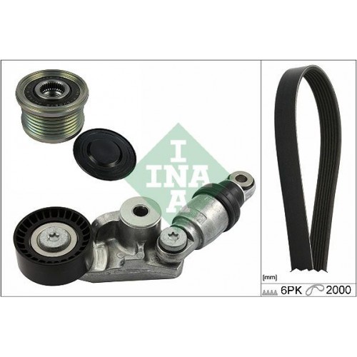 Σετ ιμάντων poly-V MAZDA 3 2014 - 2016 ( BM ) INA 529 0275 10