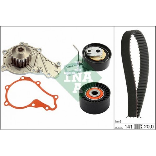 Αντλία νερού FORD FIESTA 2008 - 2013 ( Mk6 )( JA8 ) INA 530 0698 30