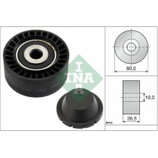 Τροχαλία παρέκκλισης & ενδιάμεσος τροχός PEUGEOT 206 2000 - 2008 ( CC ) INA 532 0331 10