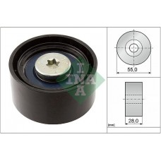 Τροχαλία παρέκκλισης & ενδιάμεσος τροχός BMW X3 2004 - 2007 ( Ε83 ) INA 532 0556 10