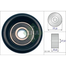 Τροχαλία παρέκκλισης & ενδιάμεσος τροχός KIA SORENTO 2002 - 2007 ( JC ) INA 532 0568 10