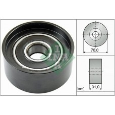 Τροχαλία παρέκκλισης & ενδιάμεσος τροχός HONDA ACCORD 2003 - 2005 ( CL / M / N ) INA 532 0588 10