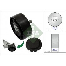 Τροχαλία παρέκκλισης & ενδιάμεσος τροχός PORSCHE BOXSTER 2005 - 2009 ( 987 ) INA 532 0718 10