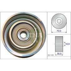 Τροχαλία παρέκκλισης & ενδιάμεσος τροχός MITSUBISHI LANCER 2008 - ( CX/CY ) INA 532 0738 10