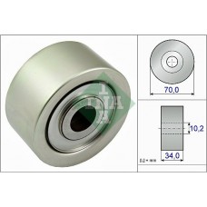 Τροχαλία παρέκκλισης & ενδιάμεσος τροχός INA 532 0778 10
