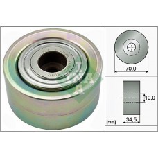 Τροχαλία παρέκκλισης & ενδιάμεσος τροχός INA 532 0787 10