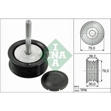 Τροχαλία παρέκκλισης & ενδιάμεσος τροχός PORSCHE CAYENNE 2003 - 2007 ( 955 ) INA 532 0792 10