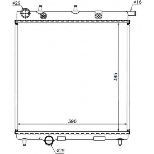 Ψυγείο Νερού OPEL CROSSLAND 2017 - 613006340 Ψυγείο Νερού OPEL CROSSLAND 2017 - 613006340