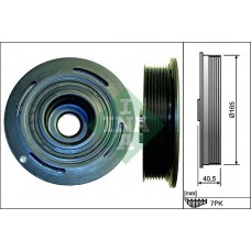 Τροχαλία ιμάντα RENAULT ESPACE 2003 - 2006 ( JK0 ) ( JK1 ) INA 544 0098 10