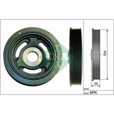 Τροχαλία ιμάντα MAZDA 2 2007 - 2010 ( DE ) INA 544 0104 10