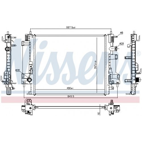 Ψυγείο Νερού SMART FORTWO 2014 - 549106300