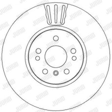 Δισκόπλακες MERCEDES M-CLASS 2005 - 2008 ( W164 ) JURID 562403J