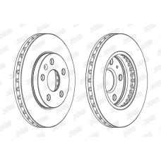 Δισκόπλακες OPEL INSIGNIA 2008 - 2013 JURID 562460JC