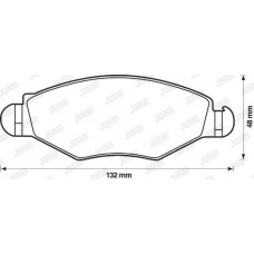 Τακάκια Σετ PEUGEOT 206 2009 - ( PLUS ) JURID 571930J