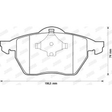 Τακάκια Σετ VW GOLF 1992 - 1998 ( Mk3 ) JURID 571935J