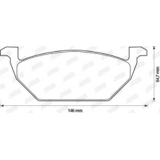 Τακάκια Σετ VW GOLF 1998 - 2004 ( Mk4 ) JURID 571985J