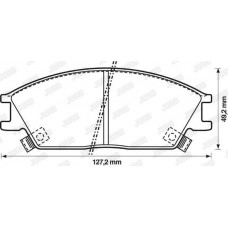 Τακάκια Σετ HYUNDAI ACCENT 1994 - 1997 ( UA ) ( X3 ) JURID 572269J