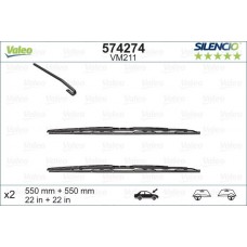 Μάκτρο καθαριστήρα/λάστιχα AUDI A4 2001 - 2005 ( 8H )( 8E ) VALEO 574274
