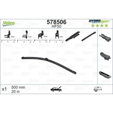 Μάκτρο καθαριστήρα/λάστιχα BMW X5 2007 - 2010 ( Ε70 ) VALEO 578506
