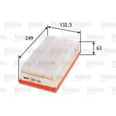 Φίλτρο αέρα PEUGEOT 407 2004 - 2008 ( 6D_ ) VALEO 585100