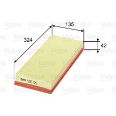 Φίλτρο αέρα FIAT PUNTO 2003 - 2011 ( 188 ) VALEO 585129
