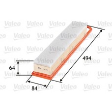 Φίλτρο αέρα PEUGEOT 207 2006 - 2009 VALEO 585205